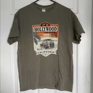 Gildan California Graphic T-Shirt - Brown